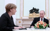 Переговоры Путина, Меркель, Олланда закончились