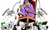 Карикатуры на Каддафи