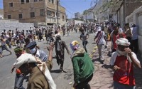 Расстрелянный митинг протеста в Йемене