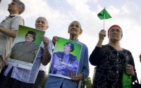 Митинг в поддержку Каддафи