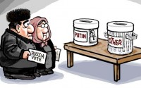 Западные карикатуры о российских выборах
