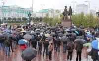 Екатеринбург: митинг в поддержку «Марша миллионов» в Москве